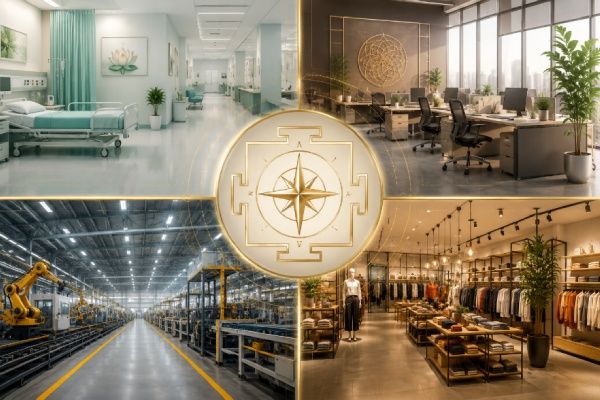 Why Hospitals, Offices, Factories, and Retail Spaces Need Different Vastu Approaches